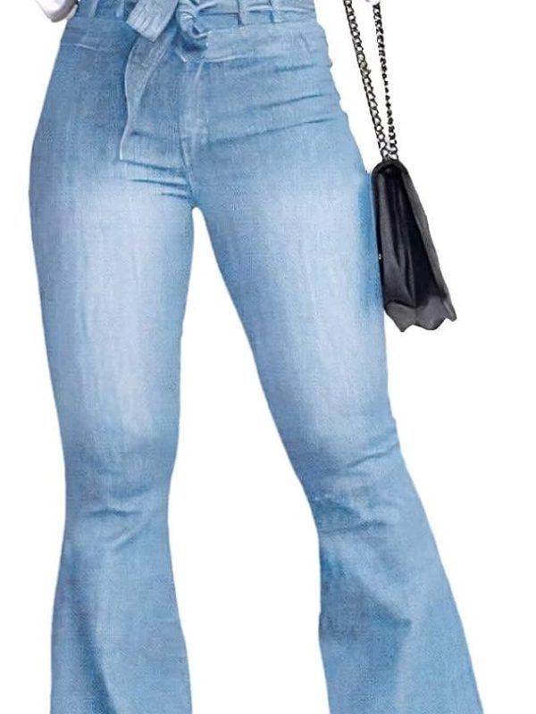High Waisted Bell Bottom Jeans for Women Flare Jeans for Women Stretch Wide Leg Jeans
