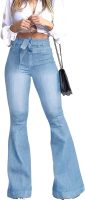 High Waisted Bell Bottom Jeans for Women Flare Jeans for Women Stretch Wide Leg Jeans
