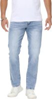 men Stretch Regular Fit Straight-Leg Cotton Fashion Comfort Flex Waist Denim Pants Jeans