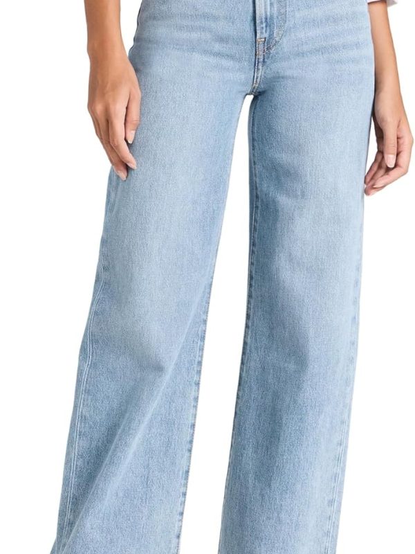 Women Ribcage Wide Leg Jeans